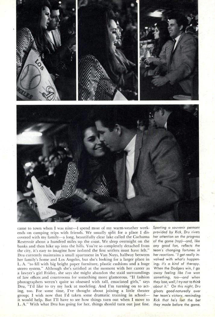 Playboy Playmate Dru Hart in Playmate of the Month pictorial