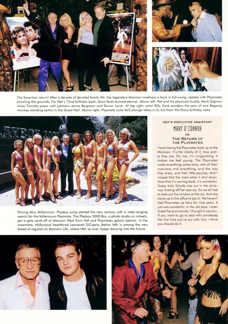 Inside the Playboy Mansion pictorial
