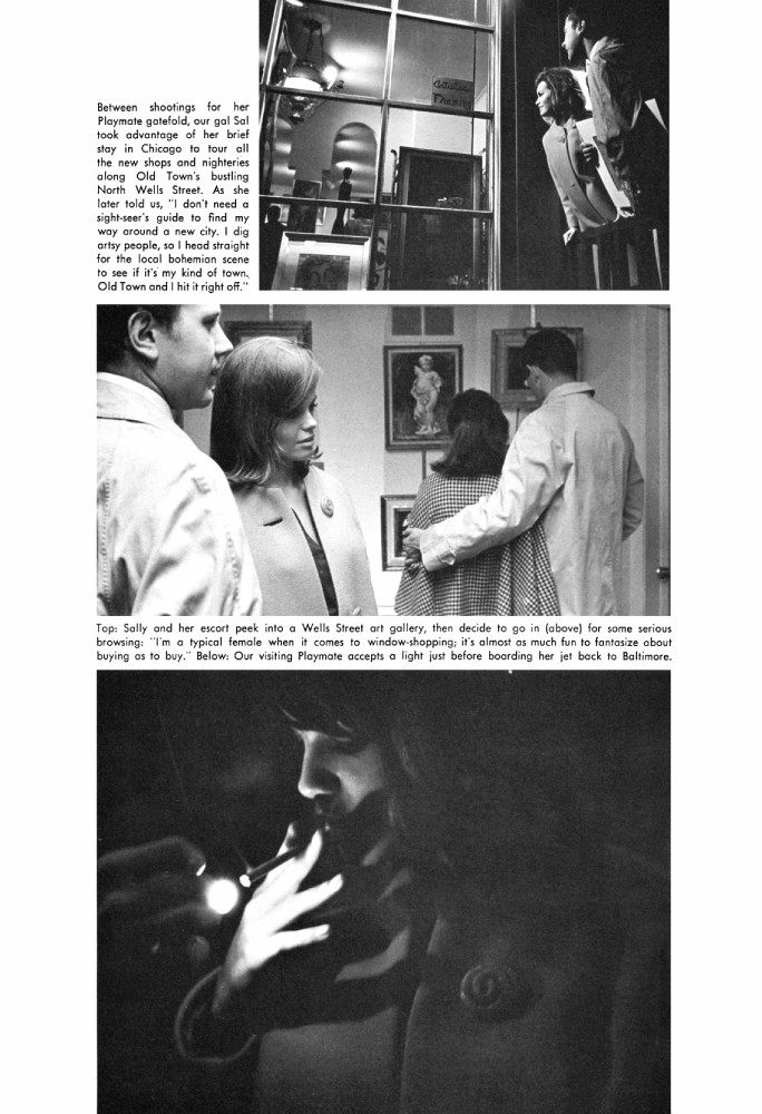 Playboy Playmate Sally Duberson in her Playmate of the Month pictorial