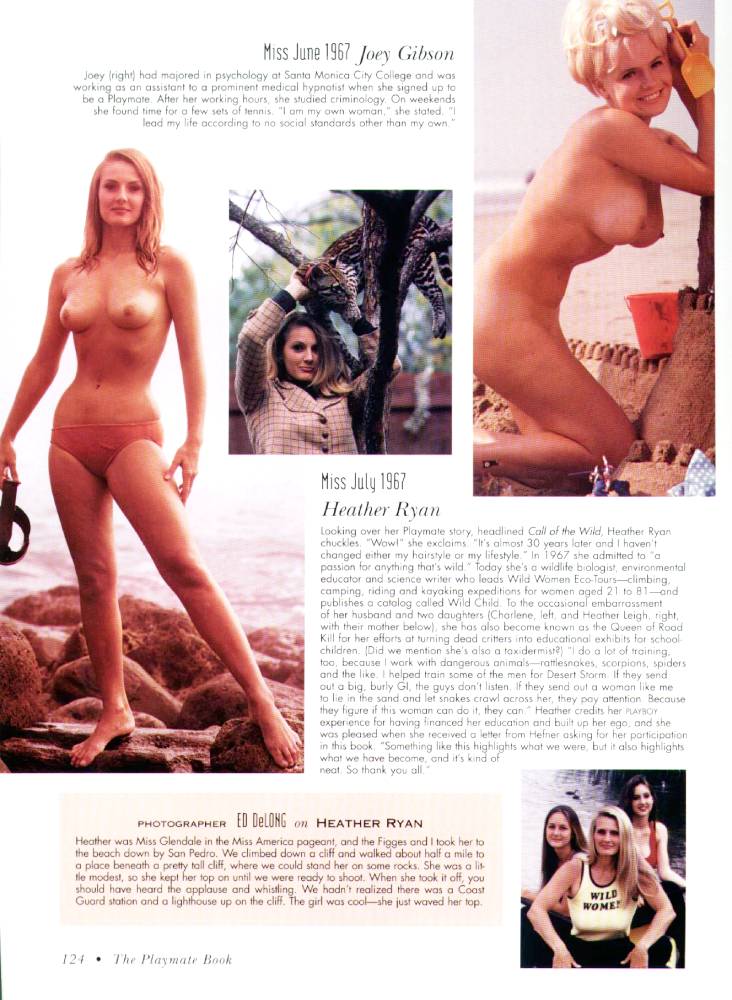 Playboy Playmates Joey Gibson and Heather Ryan in The Playmate Book