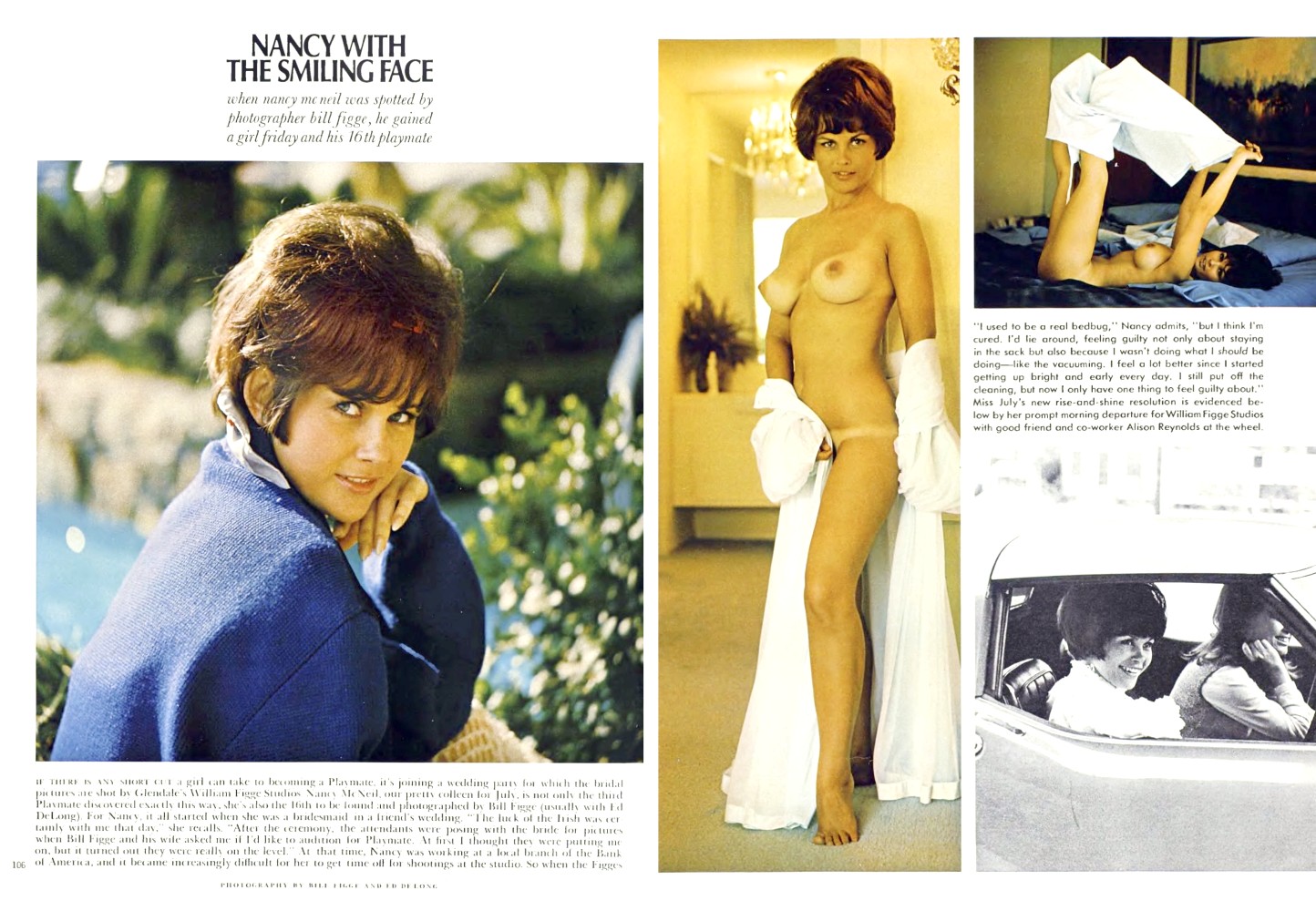 Playboy Playmate Nancy McNeil in Playmate of the Month pictorial